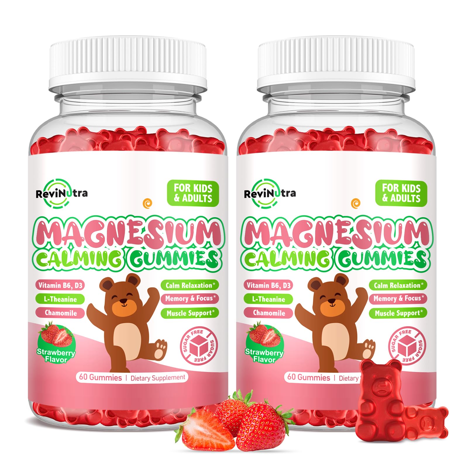 ReviNutra envase frontal mostrando 120 gomitas y beneficios
