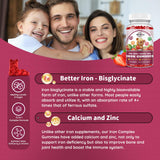 ReviNutra etiqueta de ingredientes destacando hierro biodiversible y vitaminas