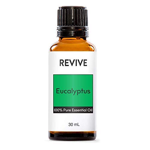 REVIVEEO botella frontal de eucalipto muestra pureza y diseño
