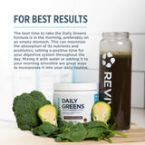 Revive MD etiqueta con ingredientes clave y beneficios transparentes