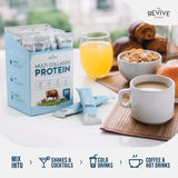 Revive Naturals sobre junto a mano para comparar tamaño y portabilidad