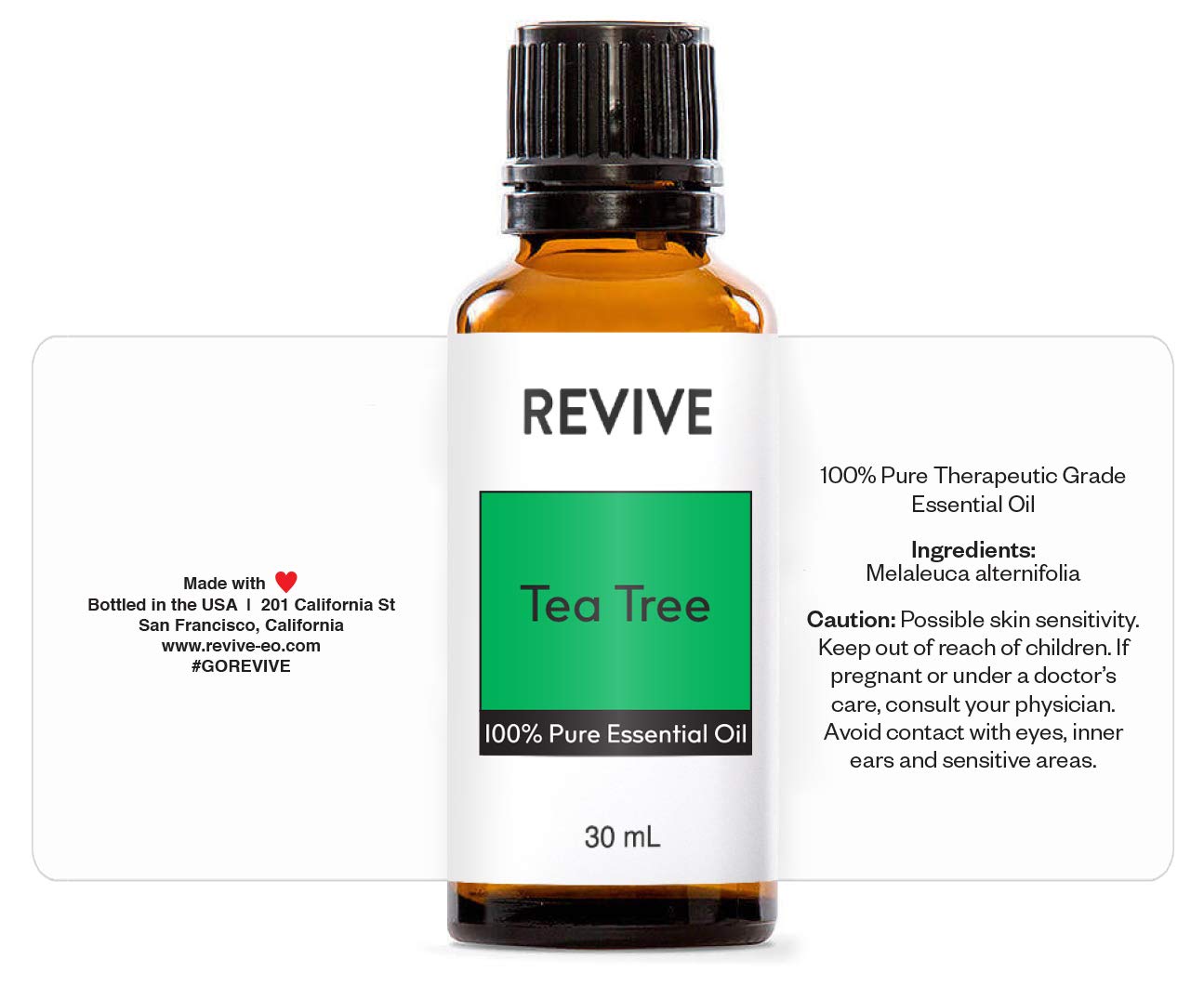 REVIVEEO gota de aceite en piel mostrando textura beneficiosa