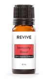 REVIVEEO frasco frontal Immunity Boost mostrando diseño y tamaño