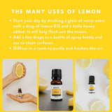 REVIVEEO aceite de limón en un difusor, ambientación aromática rápida
