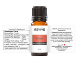 REVIVEEO primer plano de textura de gotas para apreciar pureza y consistencia del aceite