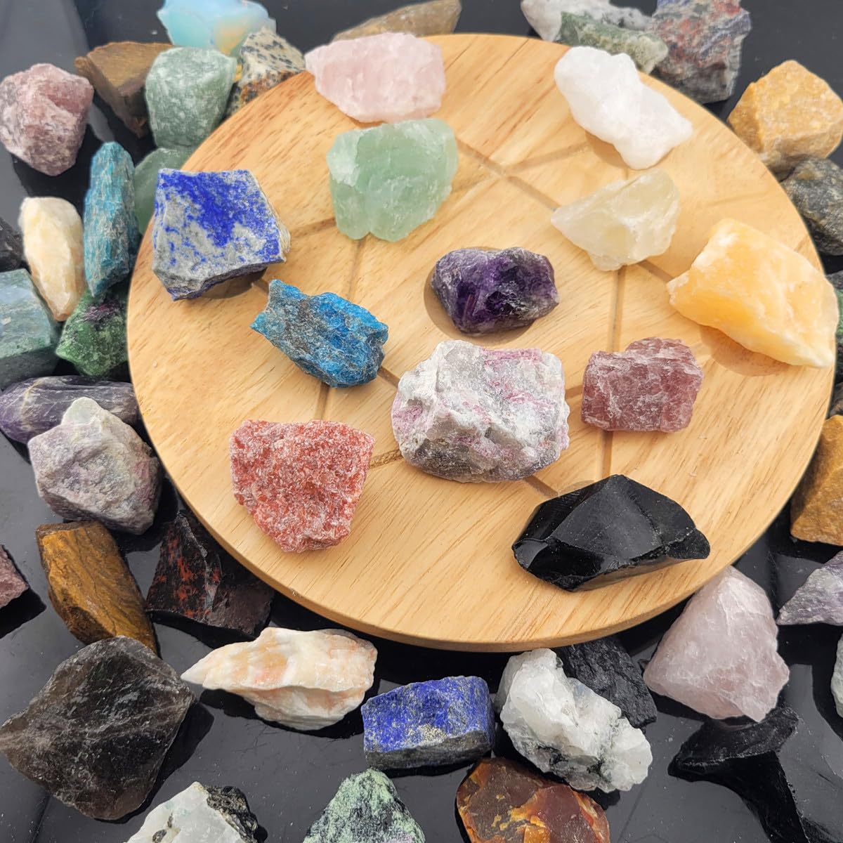 Rhrina primer plano de textura de piedra cruda, muestra variedad y detalle