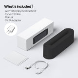Rican niebla de cerca mostrando textura de vapor para humidificar eficazmente