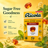 Ricola guardado en bolso en situación cotidiana, práctico para viajes