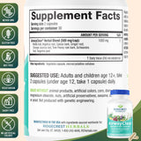 RidgeCrest Herbals AirwayClear ingredientes secos como schisandra y jengibre