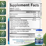 RidgeCrest Herbals mezcla de hierbas e ingredientes clave para apoyo respiratorio