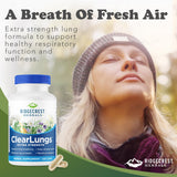 RidgeCrest Herbals cápsulas junto a vaso de agua para uso diario fácil