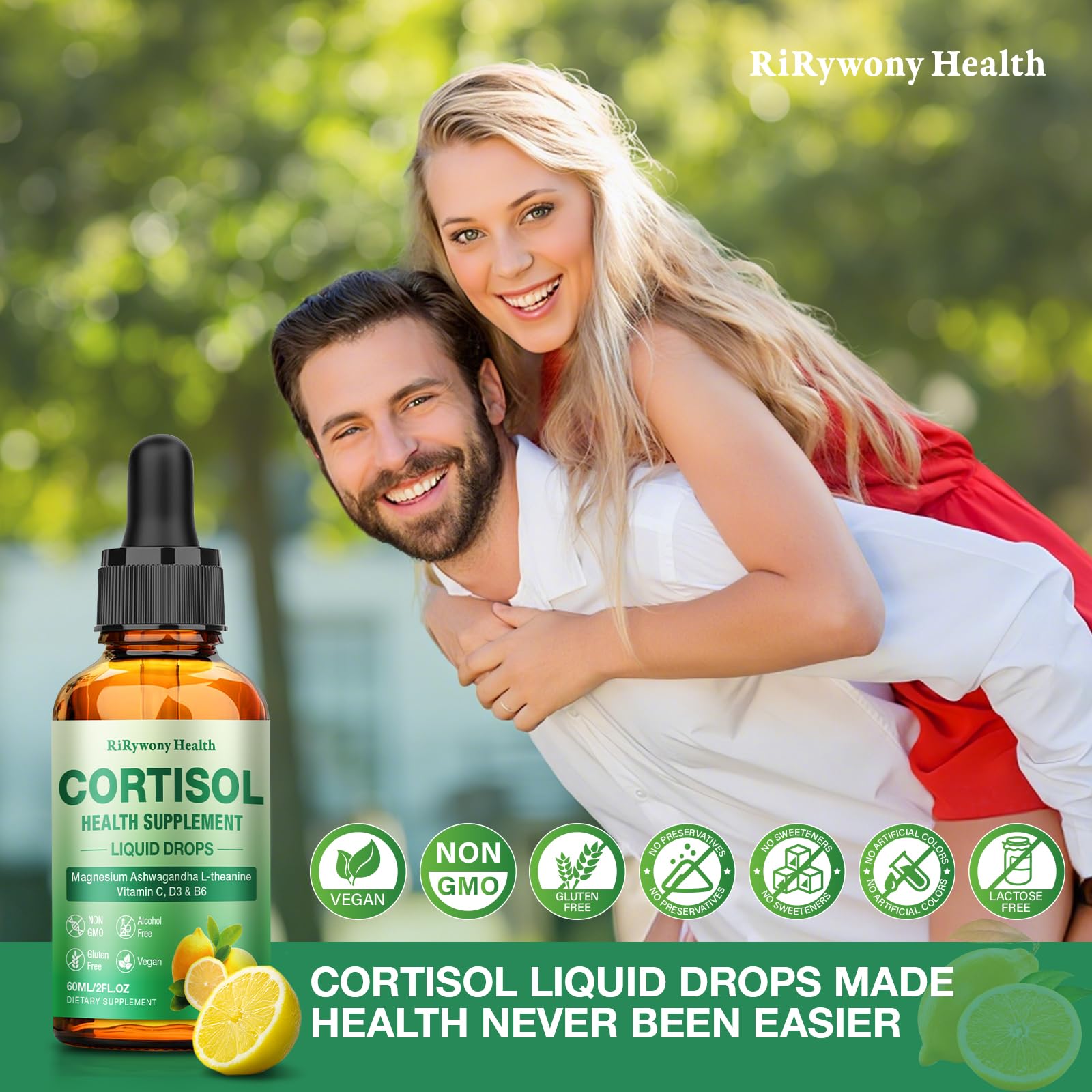 RiRywony Health empaque y contenido mostrado para almacenamiento seguro