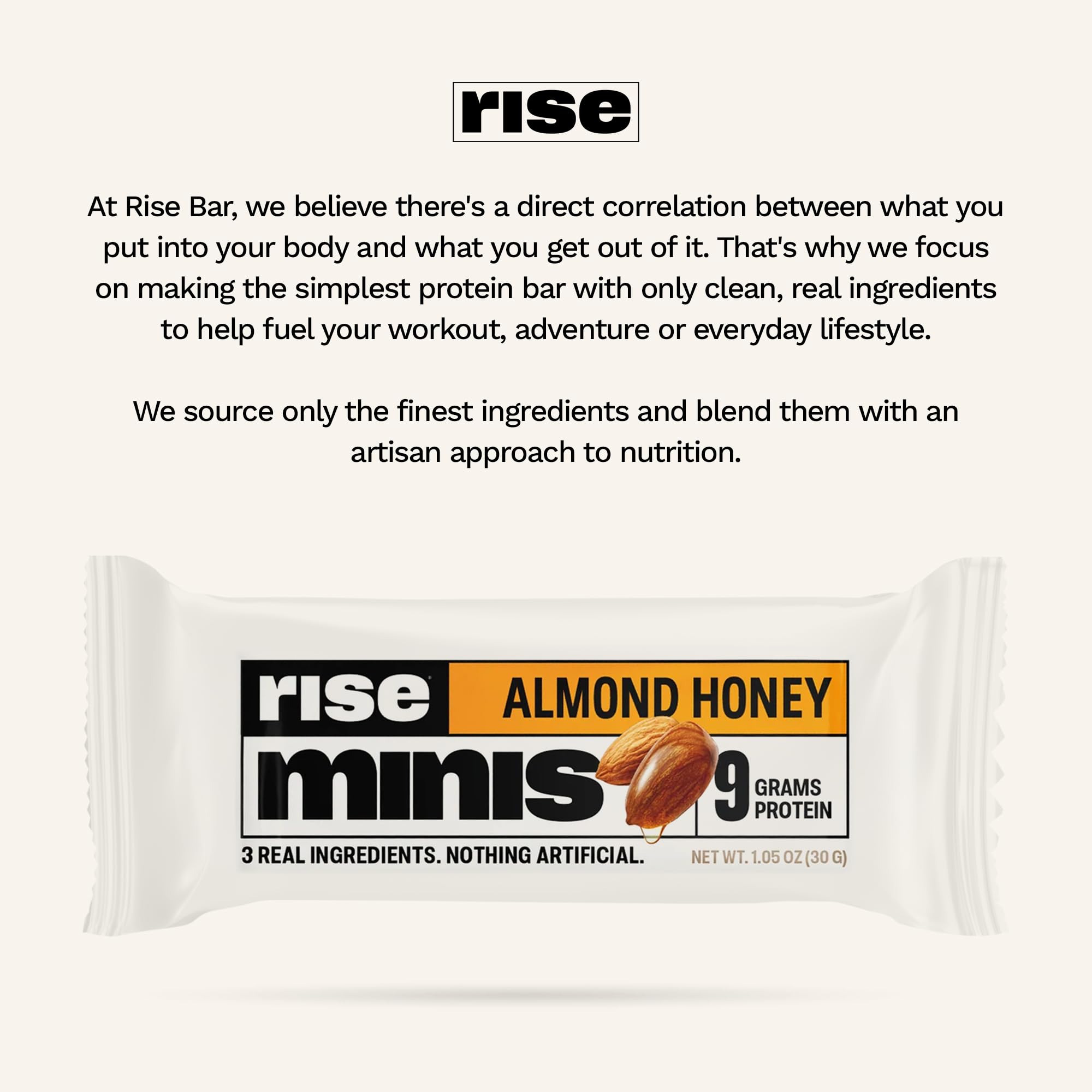 Rise etiqueta nutricional Rise claridad macronutrientes y confianza