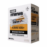 Rise barrita frontal mostrando packaging y ventaja snack nutritivo