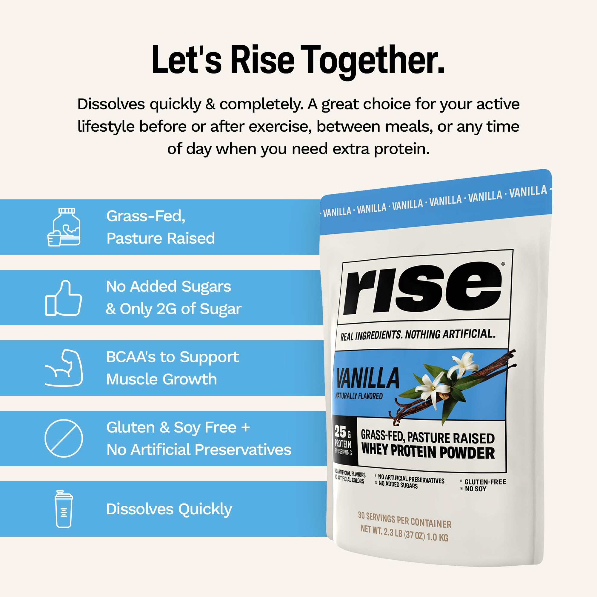 Rise incorporado en smoothie de frutas, opción nutritiva para desayuno
