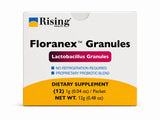Rising Floranex frente del empaque mostrando presentación en 12 sobres y conveniencia