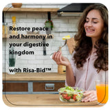 Rising etiqueta con información nutricional y recomendaciones de uso
