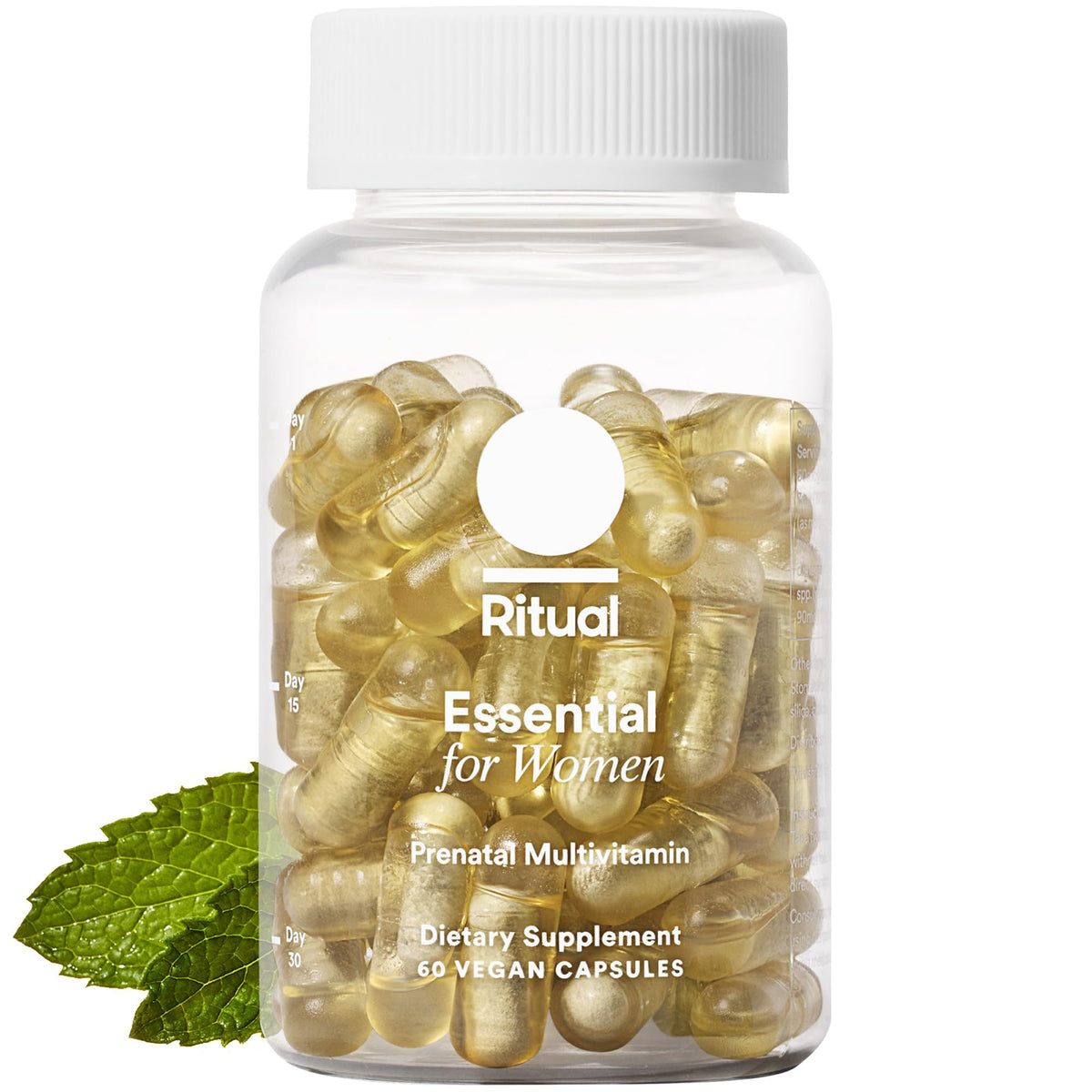 Ritual envase frontal prenatal mostrando diseño claro y beneficios