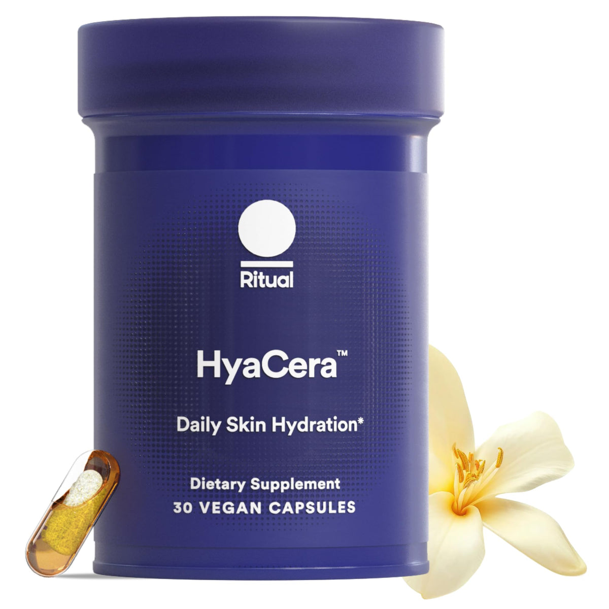 Ritual HyaCera frontal del envase mostrando diseño y dosis
