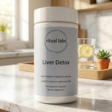 RITUAL LABS ingredientes naturales como cardo mariano y colina ordenados
