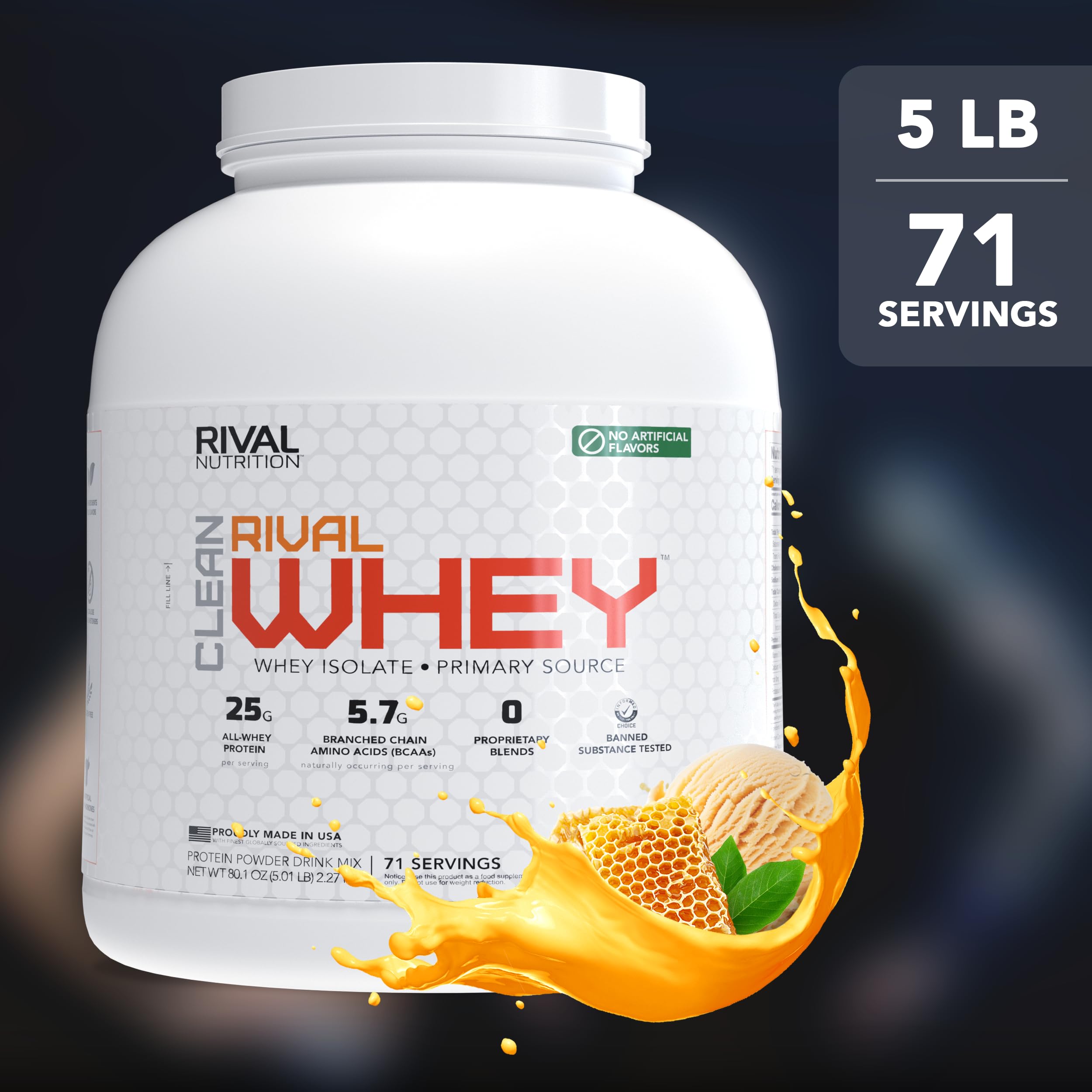 RIVAL NUTRITION batido con fruta ideal para smoothies proteicos