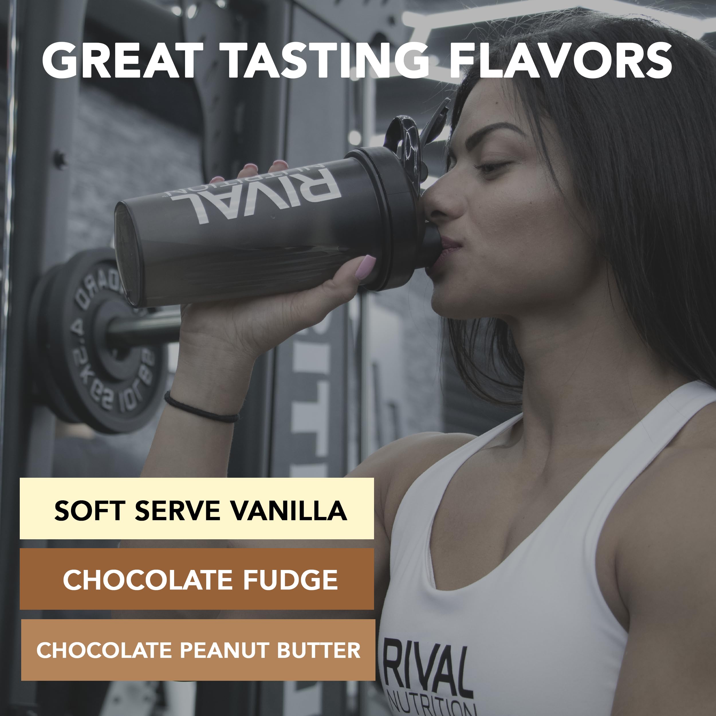 RIVAL NUTRITION etiqueta nutricional del Clean Gainer información clara