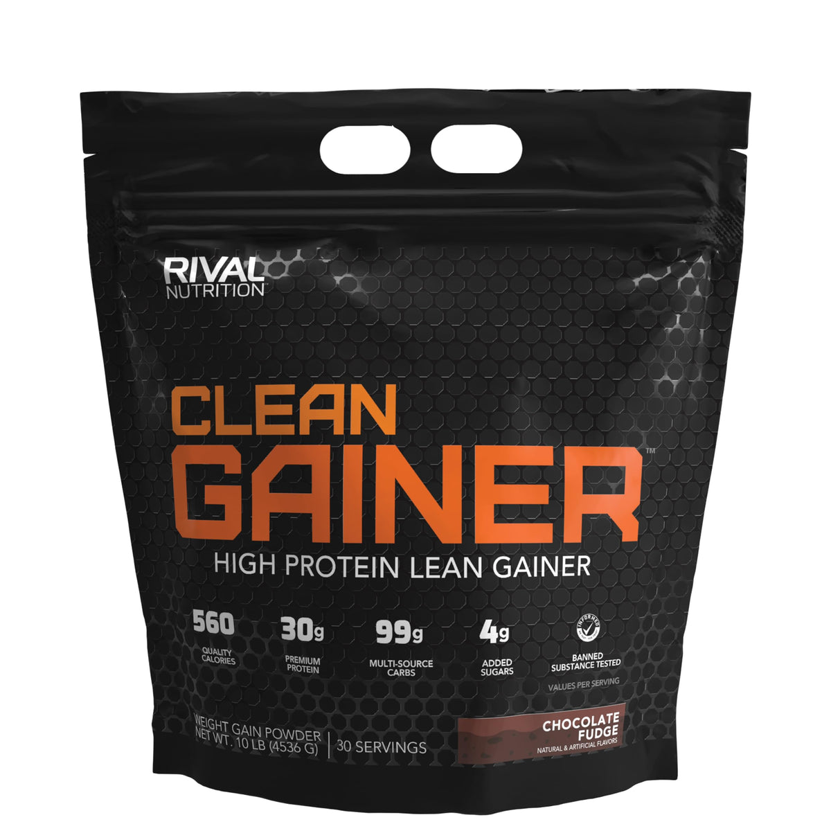 RIVAL NUTRITION envase frontal que muestra tamaño y beneficio calórico