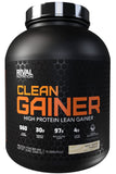 RIVAL NUTRITION envase frontal Clean Gainer mostrando 5 lb y sabor vainilla