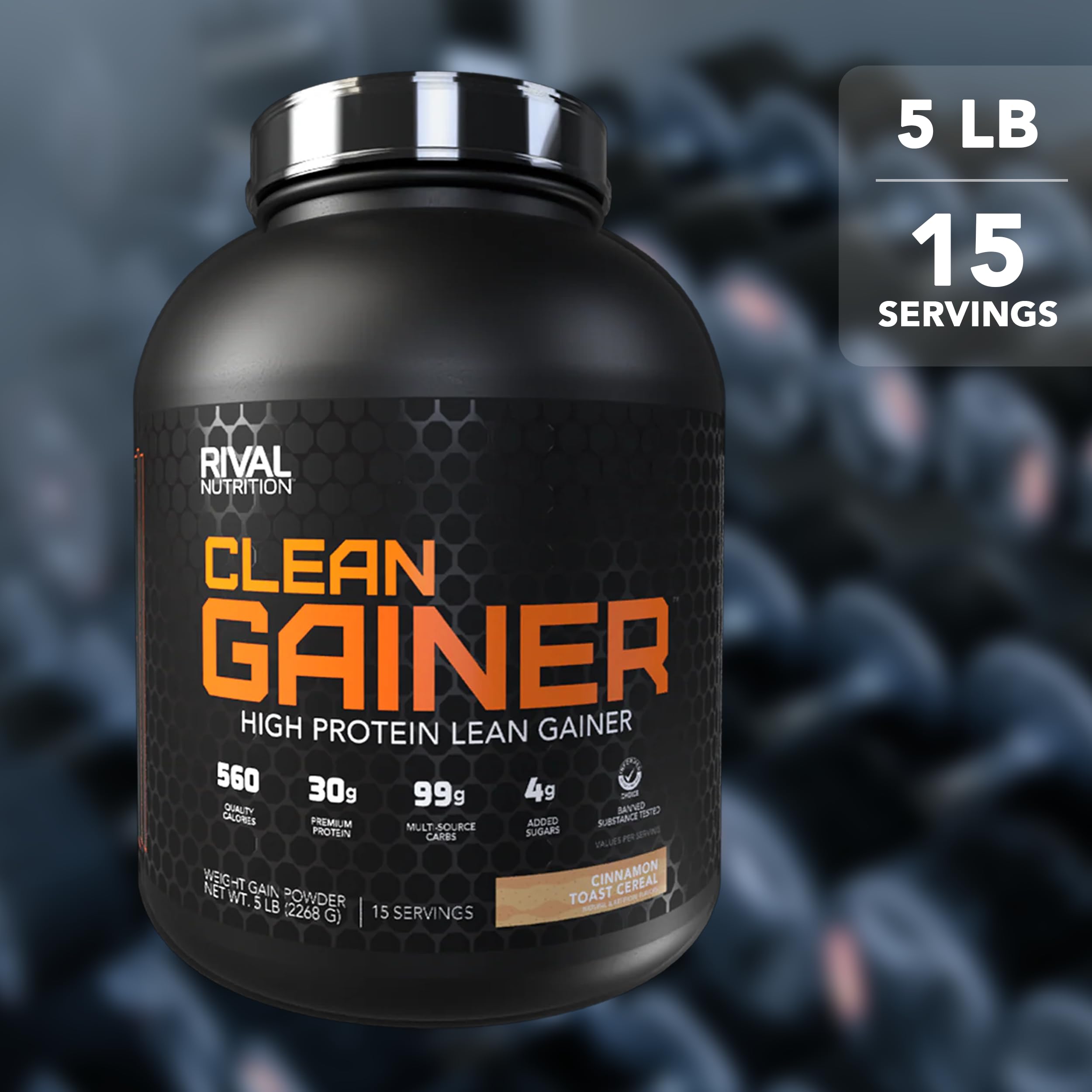 RIVAL NUTRITION cucharada con porción para controlar calorías precisas