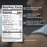 RIVAL NUTRITION vaso preparado de Clean Gainer aporte calórico inmediato