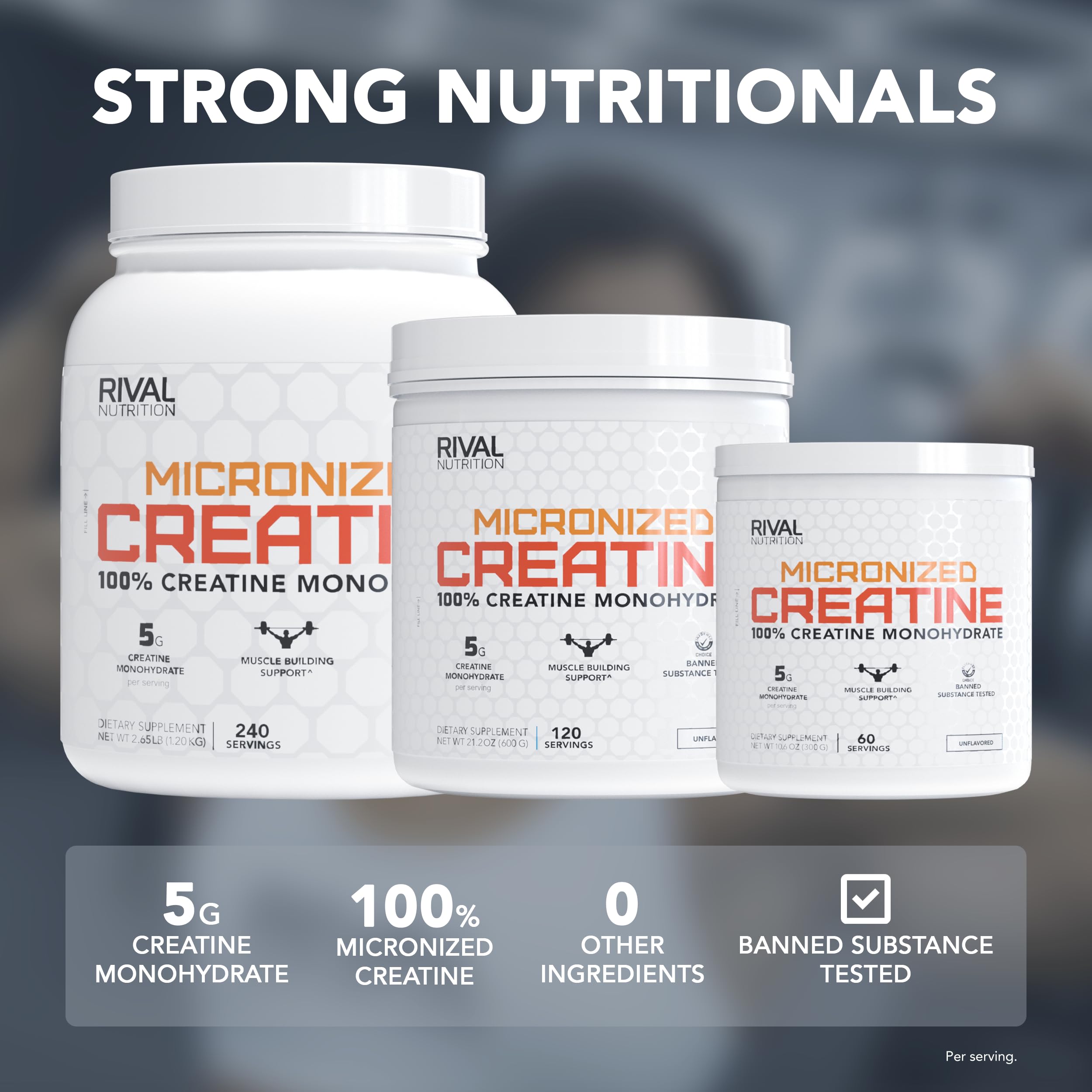 RIVAL NUTRITION cucharada con 5 g exactos lista para usar