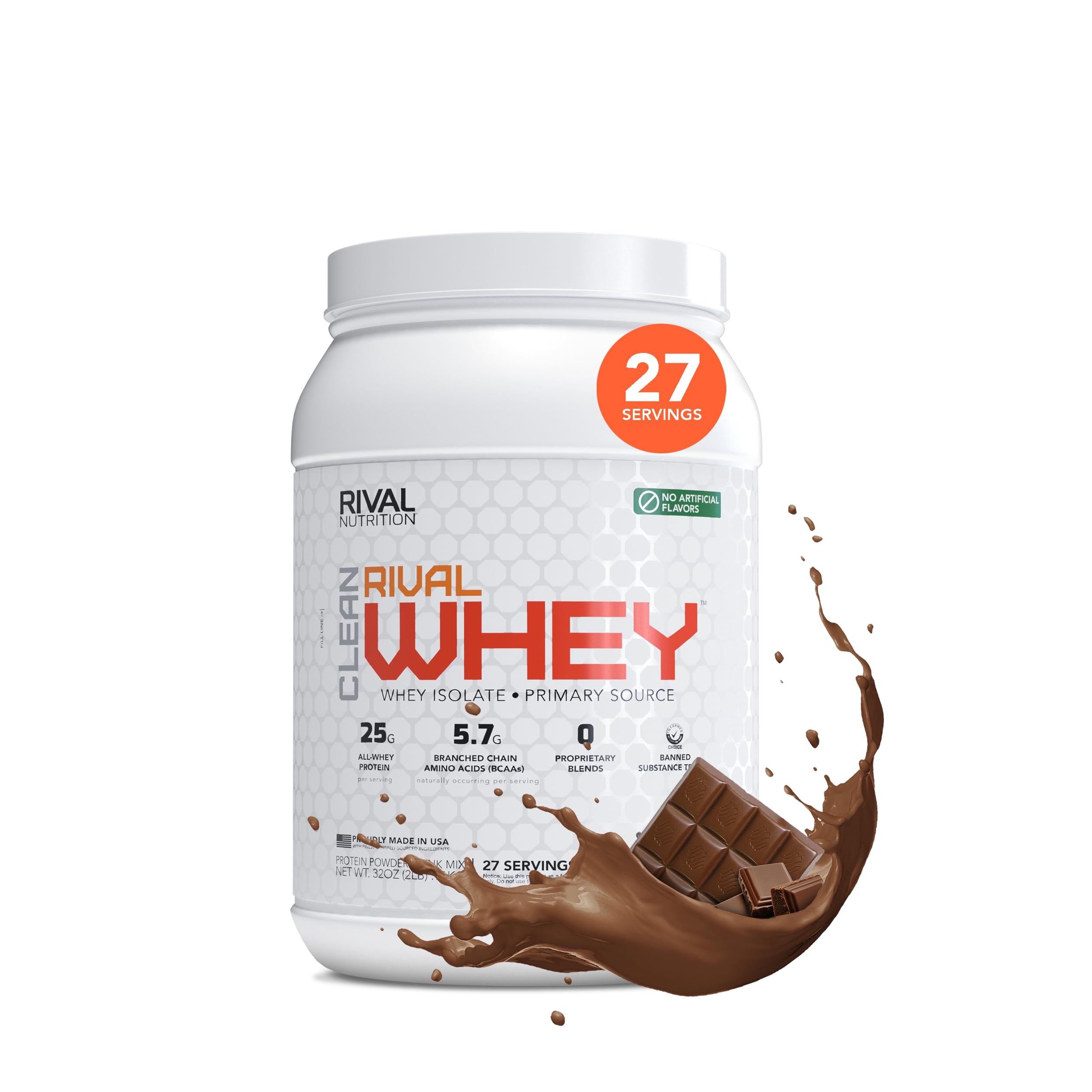 RIVAL NUTRITION frente del envase mostrando etiqueta clara y beneficios