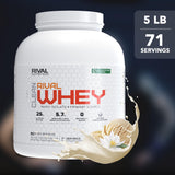 RIVAL NUTRITION ingredientes crudos cerca del envase, calidad visual