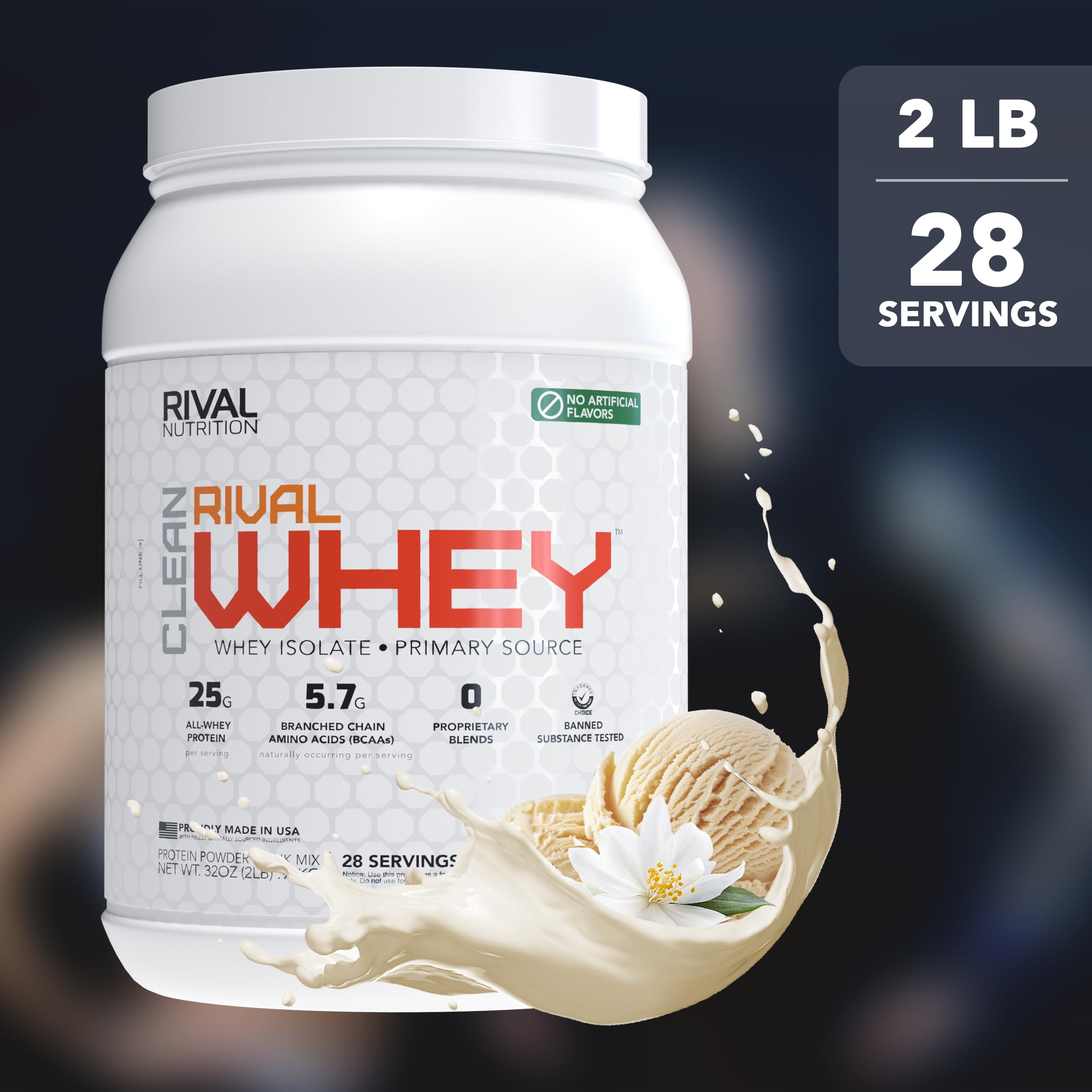 RIVAL NUTRITION porción servida en cocina para recetas proteicas