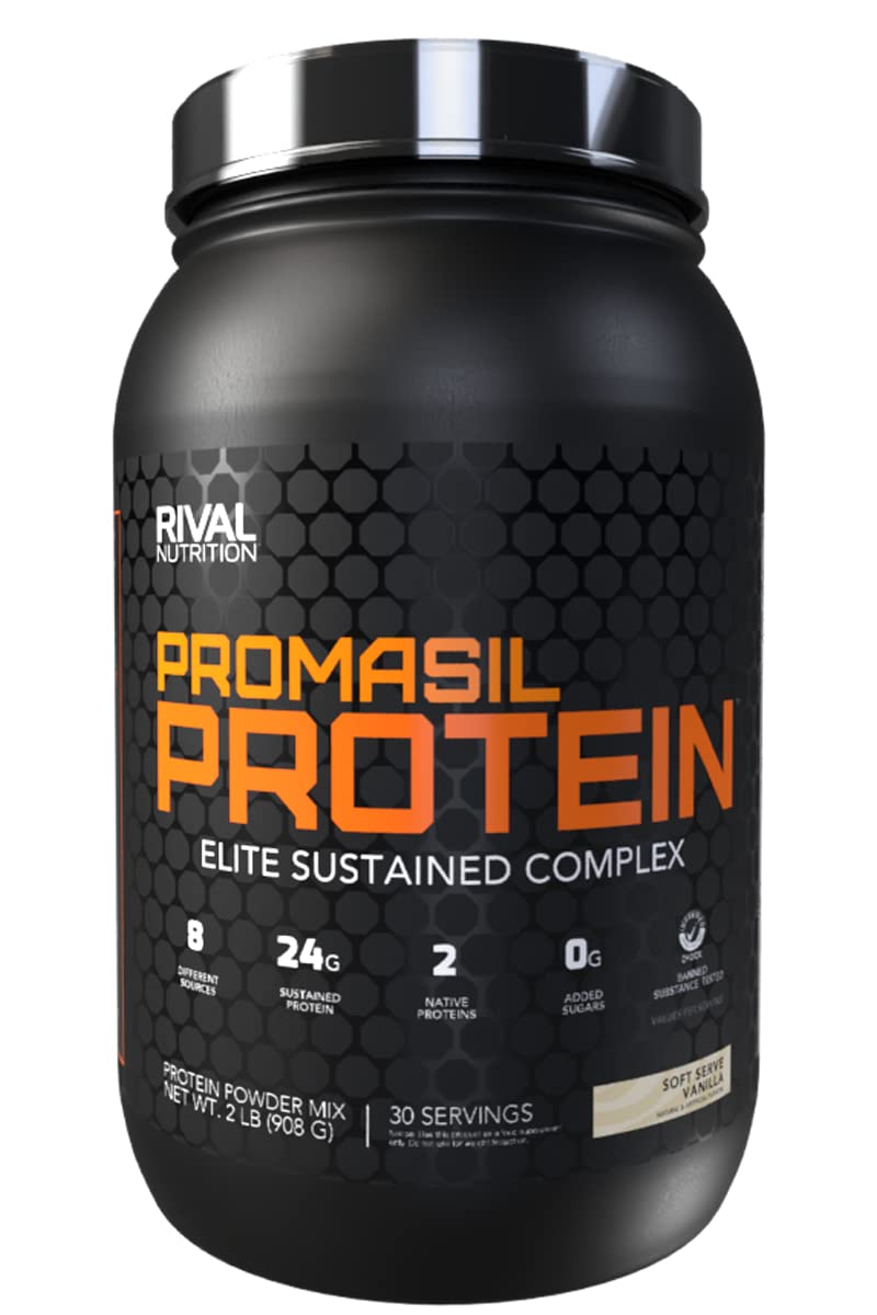 RIVAL NUTRITION Promasil envase frontal mostrando etiqueta y beneficio proteico