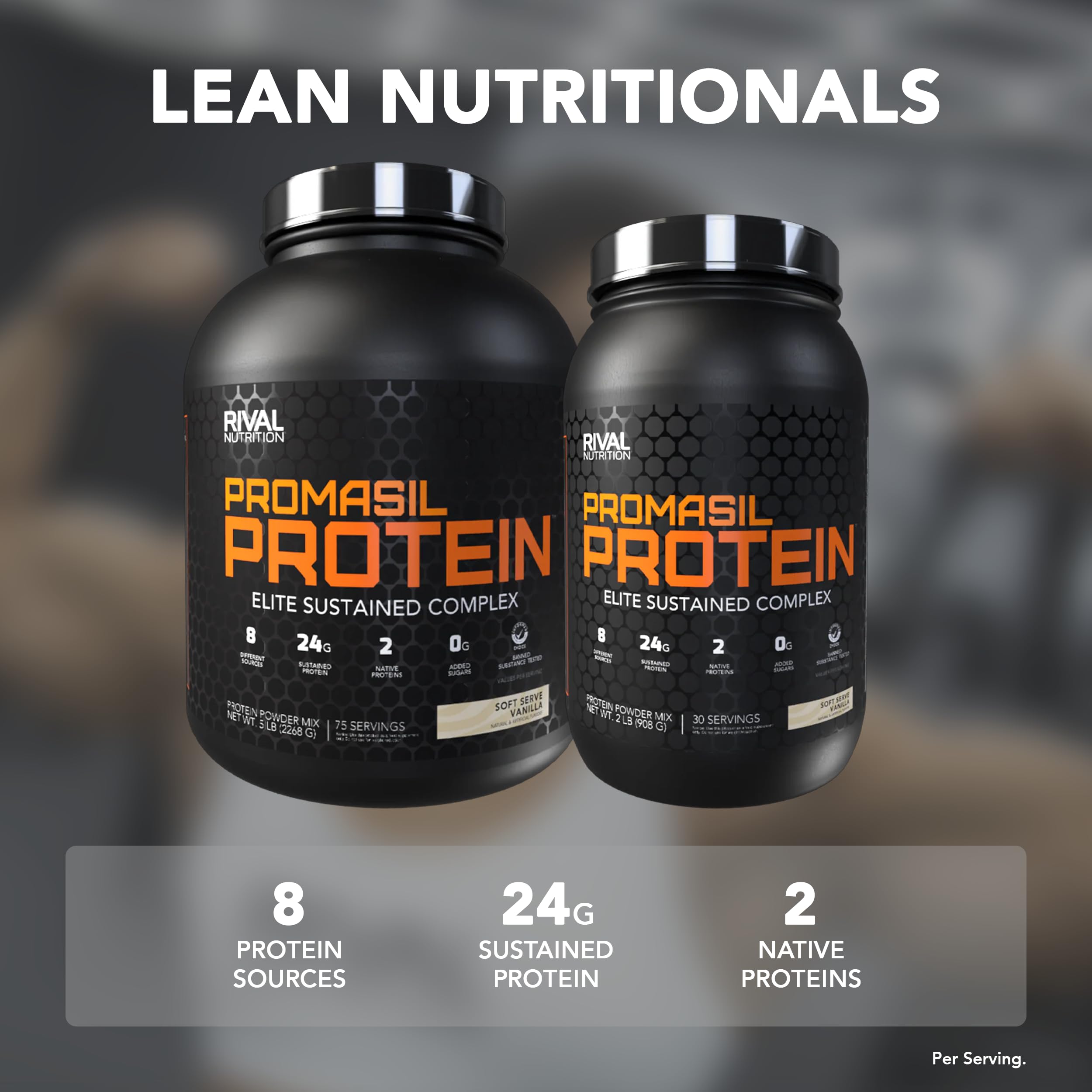 RIVAL NUTRITION polvo Promasil en cuchara textura fina para mezclar fácil