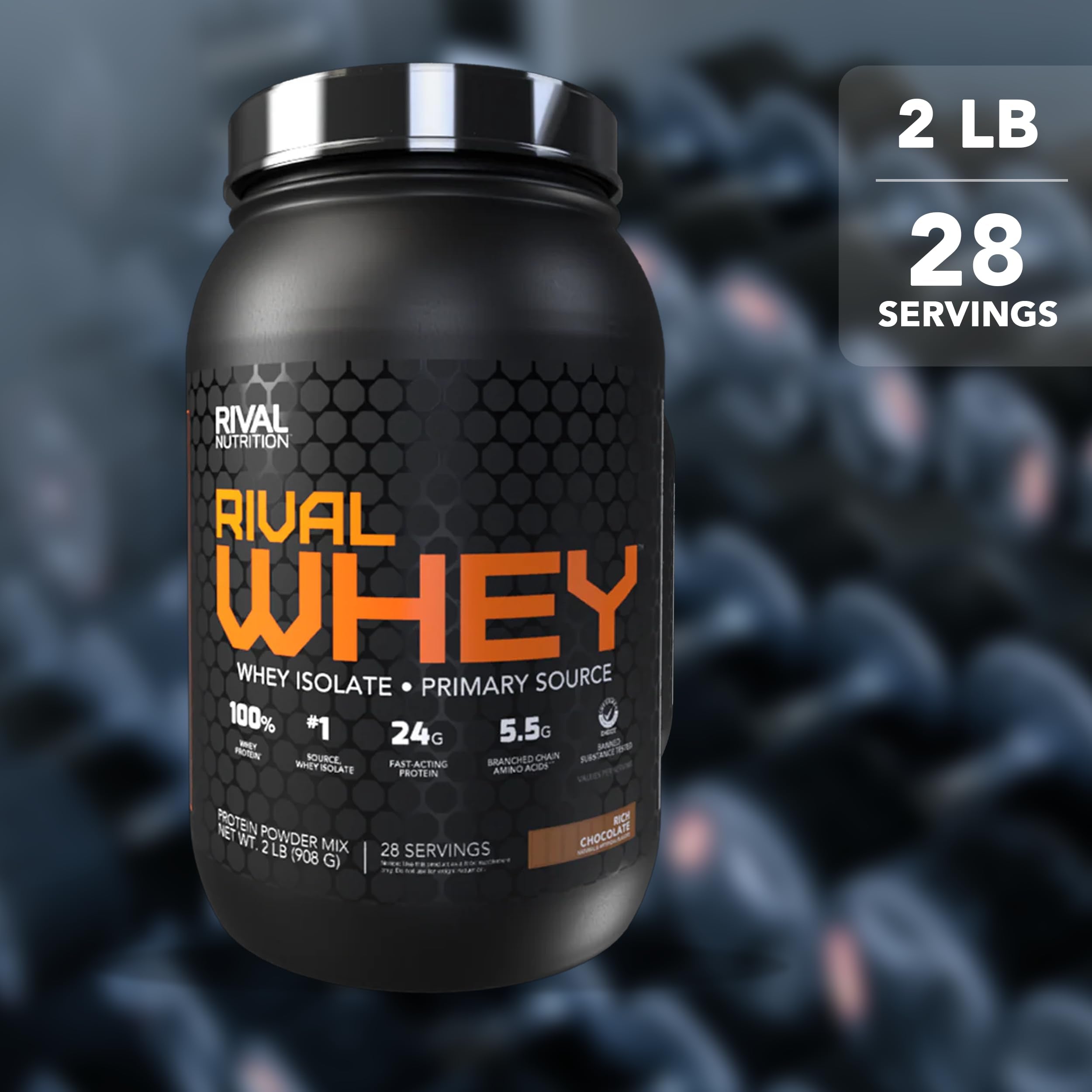 RIVAL NUTRITION cuchara dosificadora con porción, control práctico de raciones