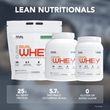 RIVAL NUTRITION vaso con bebida disuelta mezcla rápida y sin grumos