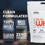 RIVAL NUTRITION polvo detalle de textura fácil mezcla y sin grumos