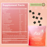 Rizz etiqueta de ingredientes, lista de superalimentos y micronutrientes