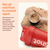 ROCK THE SHOT etiqueta con ingredientes y micronutrientes destacados