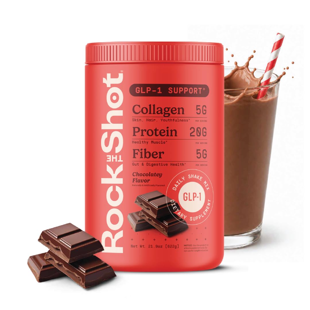 ROCK THE SHOT frente del envase mostrando formato y sabor chocolate
