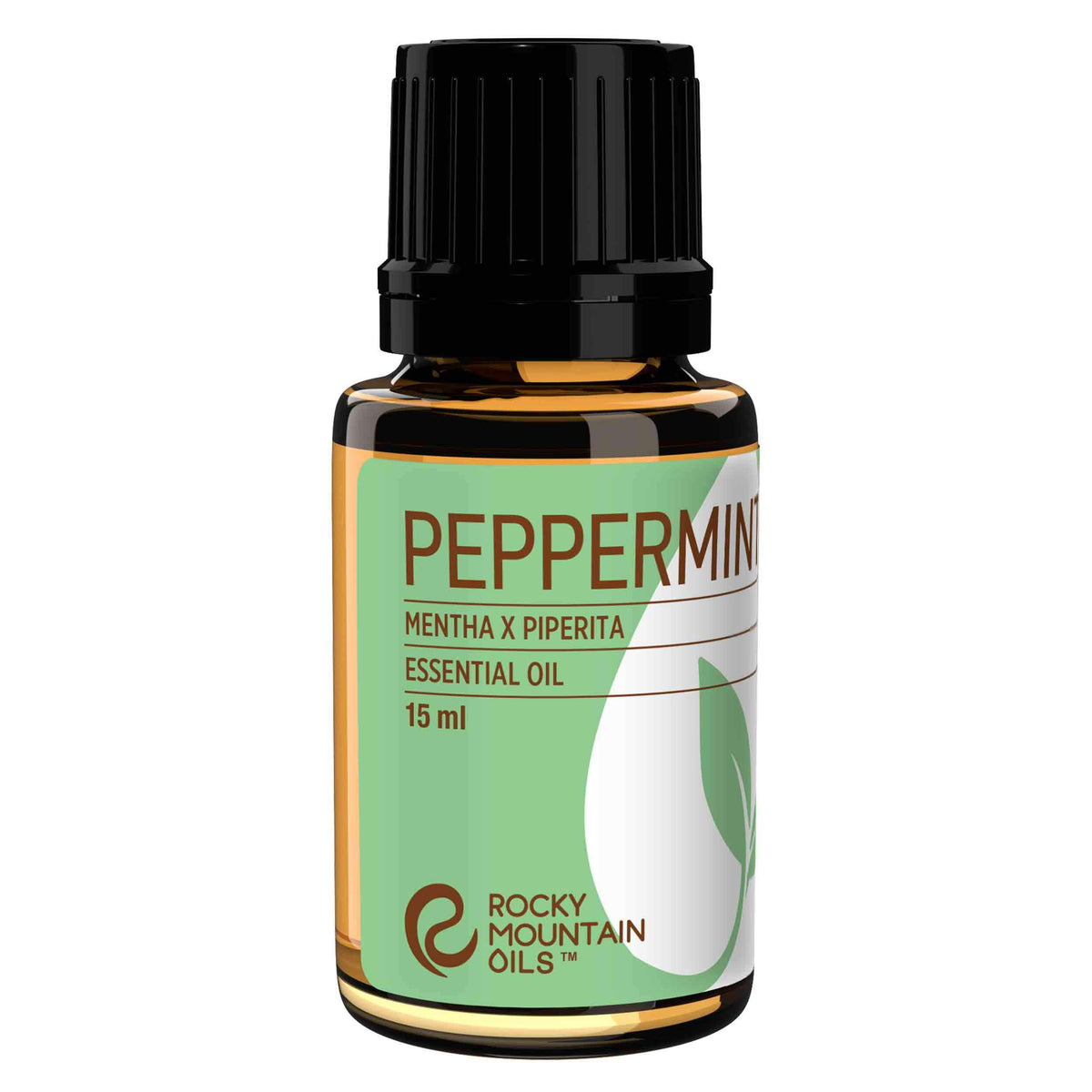 Rocky Mountain Oils botella frontal mostrando presentación de 15 ml y pureza