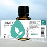 Rocky Mountain Oils aceite Purify textura clara resaltando pureza