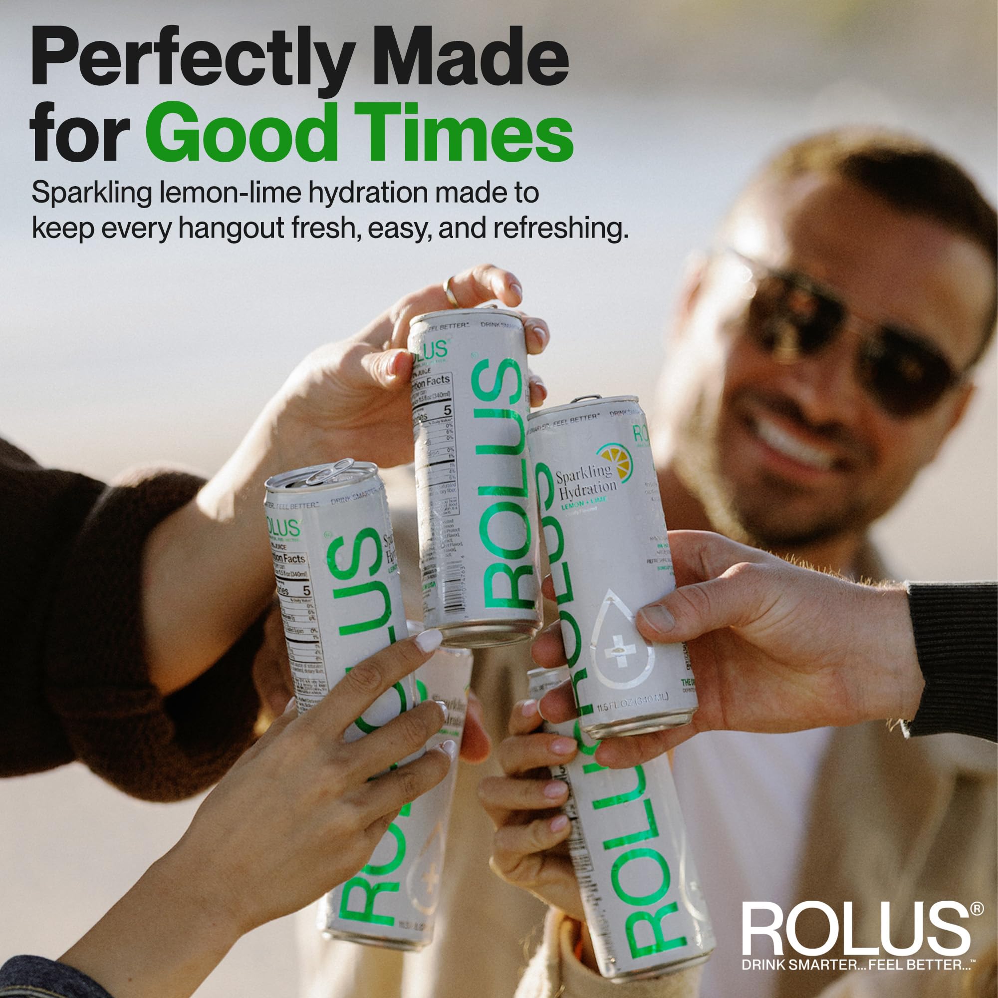 ROLUS lata abierta vista superior sugiere fácil consumo