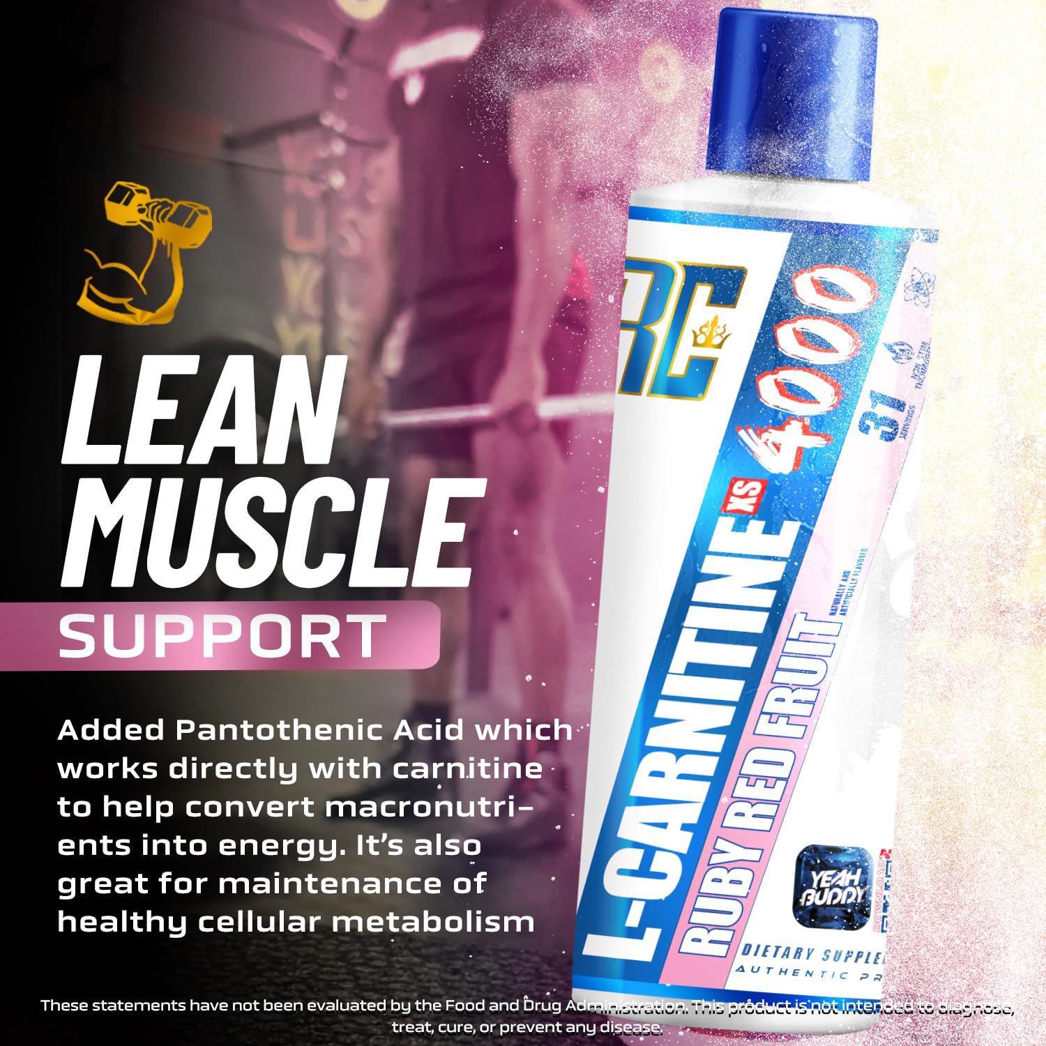 ronnie coleman comparación de tamaño 16 oz para evaluar porciones