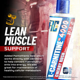 Ronnie Coleman close-up del líquido resaltando textura y fácil dosificación