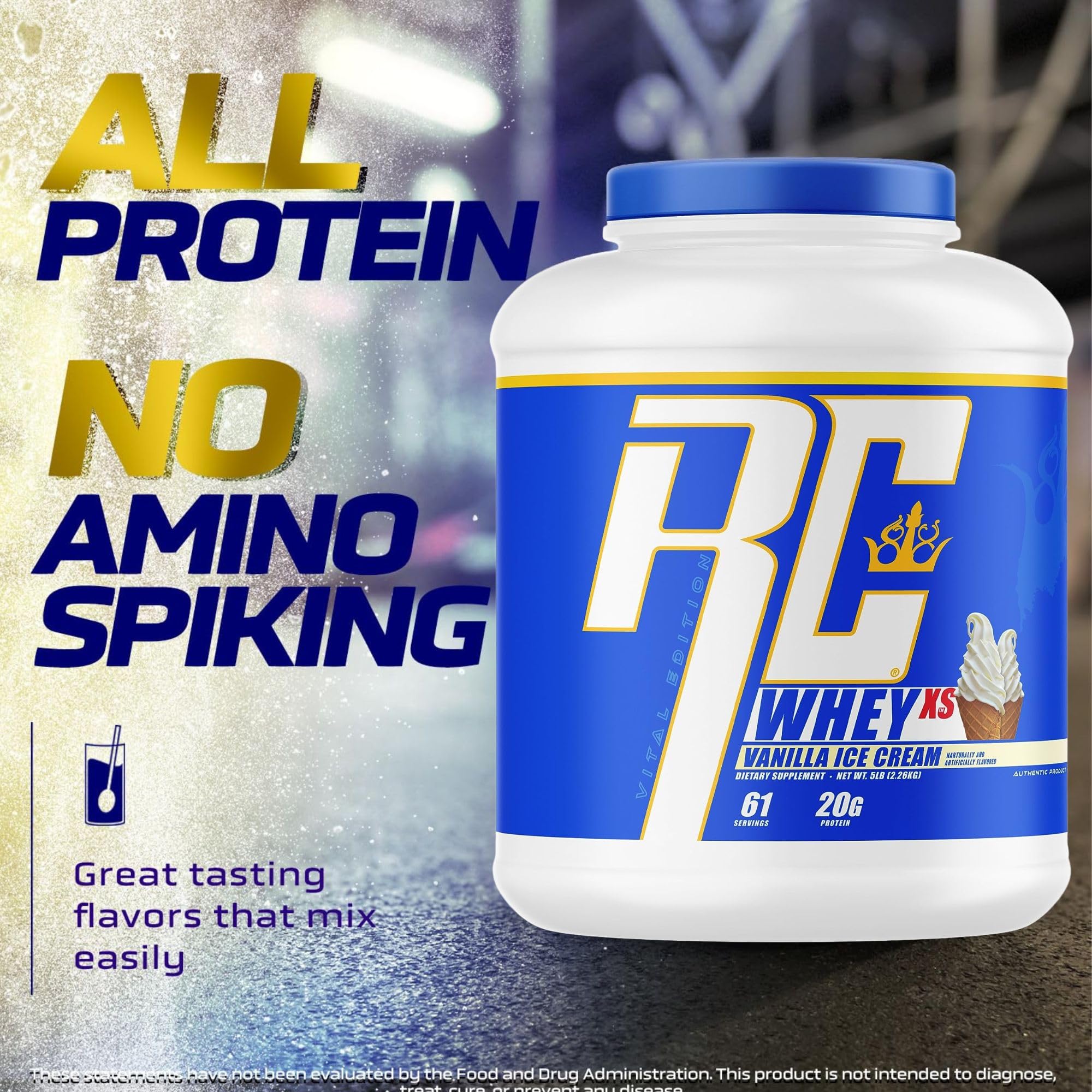 Ronnie Coleman en gimnasio con batido, convenientemente para recuperación