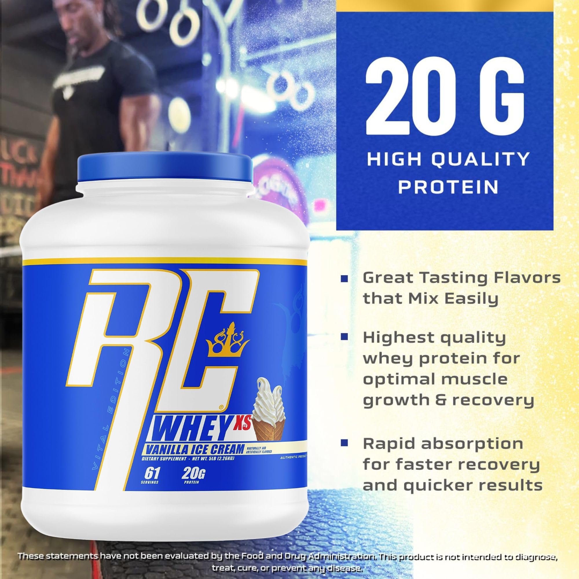 Ronnie Coleman etiqueta nutricional detallada, transparencia en ingredientes