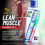 Ronnie Coleman etiqueta nutricional enfocada que muestra ingredientes clave y claridad